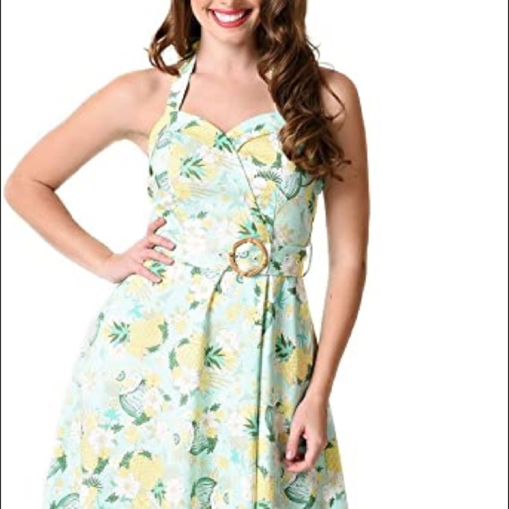 Voodoo Vixen tiki 50s style dress